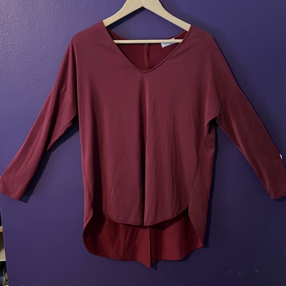 High-low Tunic with Zipper-back detail